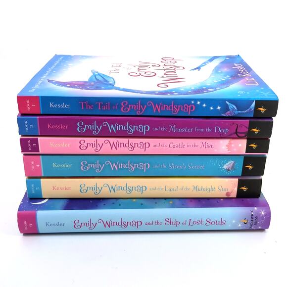 Lot of Emily Windsnap Books 1 2 3 4 5 6 Liz Kessler Kids Books Paperback HC - Picture 3 of 3